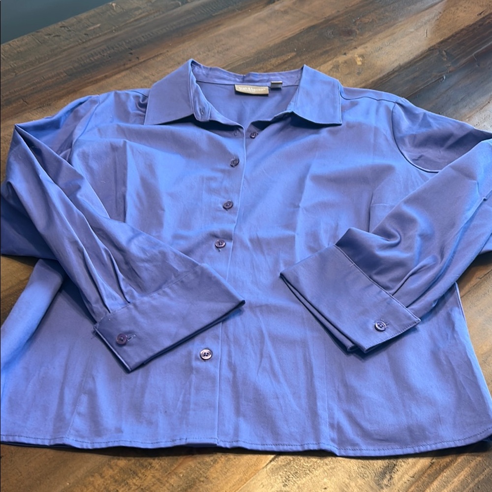 Lavender Button-Up Shirt